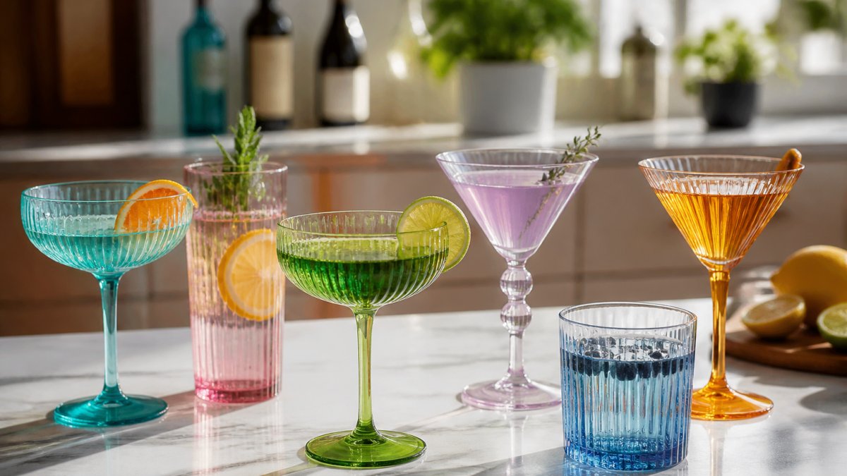 Colorful Cocktail Glasses: A Buying Guide